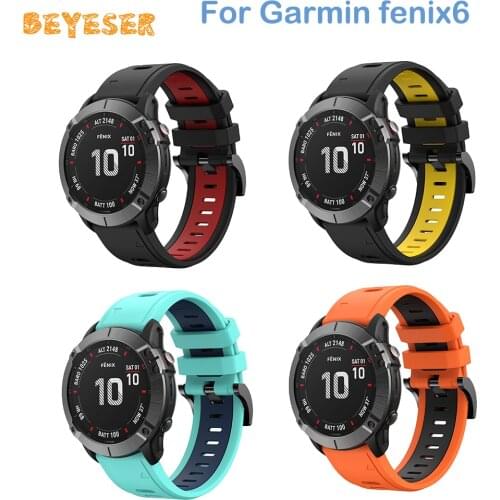 Silicone Watch Band Bracelet Quick Release 22mm Strap For Garmin Fenix 6 6 Pro 5 5 plus Wrist Strap Sport Replacement Watchband