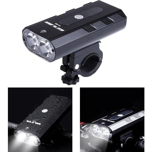 Bike Bicycle Headlight USB LED Rechargeable Light for Mountain Road Bike Cycling Safety Riding Front Headlight Lamp Flashlight