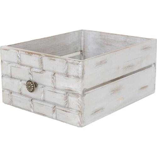 Vintage style wood box newborn photography prop Newborn wooden drawer Double sided drawer props