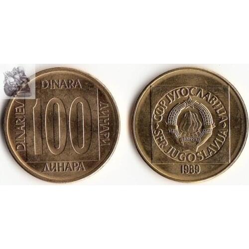 Yugoslavia 100 Dinar Coin Europe New Original Coins Unc Commemorative Edition 100% Real Rare Eu Random Year