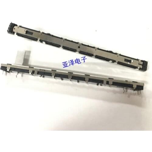 [VK] XVJI100NPV15Y Japan ORIGINAL 12.8cm 128mm sliding potentiometer D10K mixer push single shaft 15mm switches