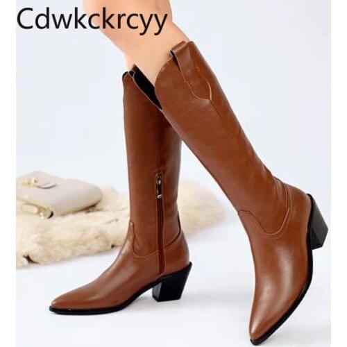 Winter The New fashion Takato Martin boots black white brown student Casual zipper High heels Women boots plush size 34-46