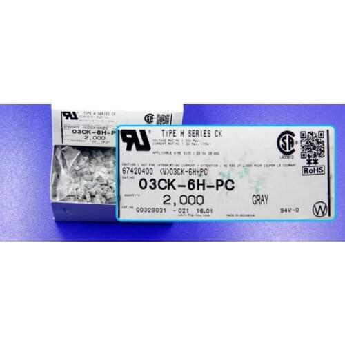 03CK-6H-PC Connectors terminals housings 100% new and Original parts