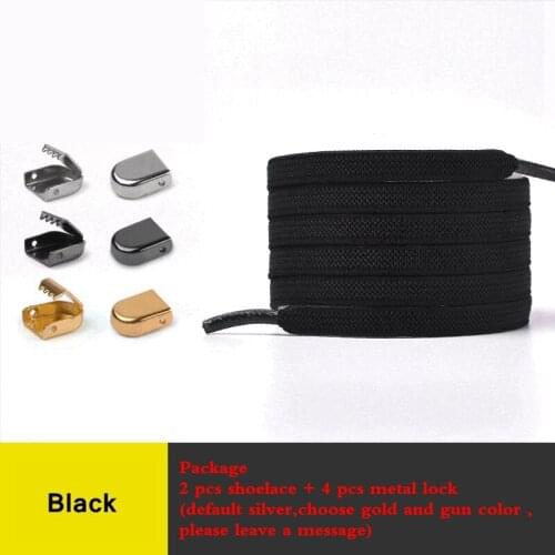 V 1 Pair No Tie Shoe Laces Elastic Shoelaces Outdoor Leisure Sneakers Quick Safety Flat Shoelace Kids Adult Unisex Lazy Laces