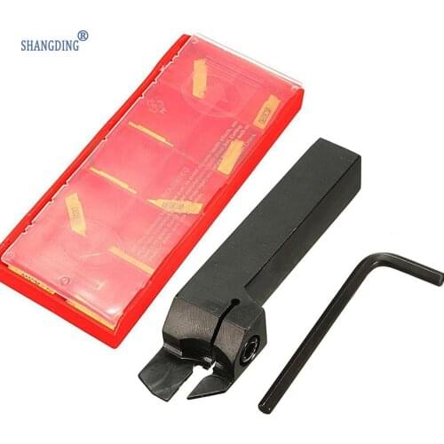 1pc MGEHR1616-2 Tool Holder Boring Bar +10pcs MGMN200-G Inserts with Wrench For Lathe Turning Tool