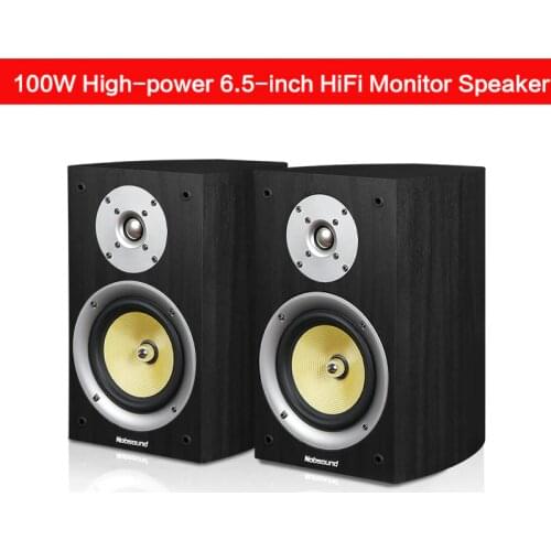 100W 6.5-inch High-power Bookshelf Speaker VF301 Fever Monitor Passive Hifi Speaker Home Desktop High-fidelity Surround Speaker