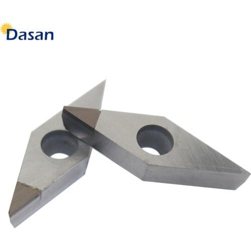 2PCS PCD CBN Insert VBGT110302 VBGT110304 VBGT110308 VBGT160404 Turning Blade CNC Lathe Turning Cutter Tool