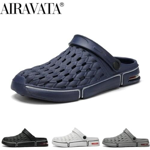 Newbeads 2021 Clogs Crocks Summer Sandals Hole Beach Sea Flat Garden Casual Light Outdoor Slippers Quick Dry Shoes Anti-Slippery