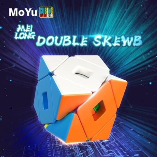 Fast Shipping Moyu double skew puzzle magic cube Double difficulty Double funs cubo magico educational toys for children boys