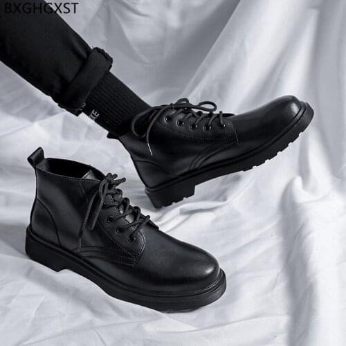 Black Chelsea Boots Men Luxury Designer Shoes for Man 2021 Motorcycle Boots for Men Male Winter Boots Men Casual Shoes Chaussure