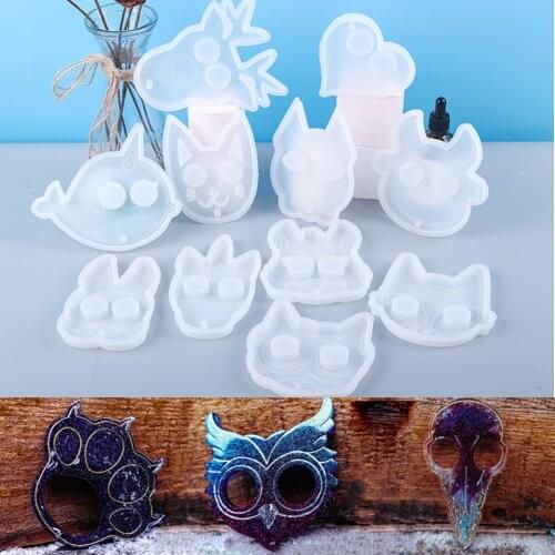 DIY Variety Animals Defense Weapon Silicone Mold Arrow Unicorn Whale Keychain Pendant Epoxy Resin Molds Crafts Tools Accessories