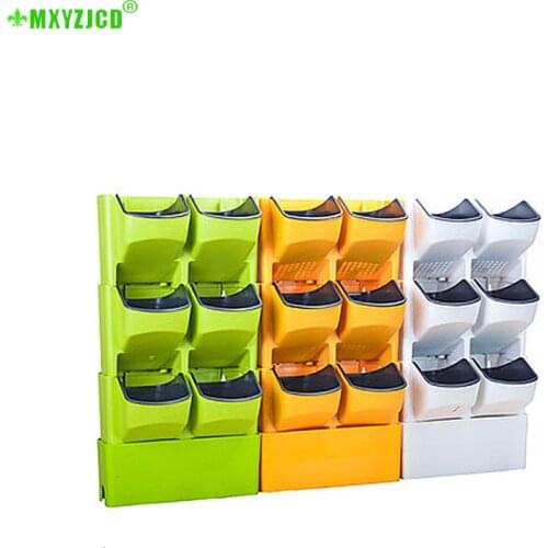 Indoor Outdoor Vertical Green Wall Home Wall-mounted Flower Pot Garden Lawn Home Office Decoration Nursery Pots