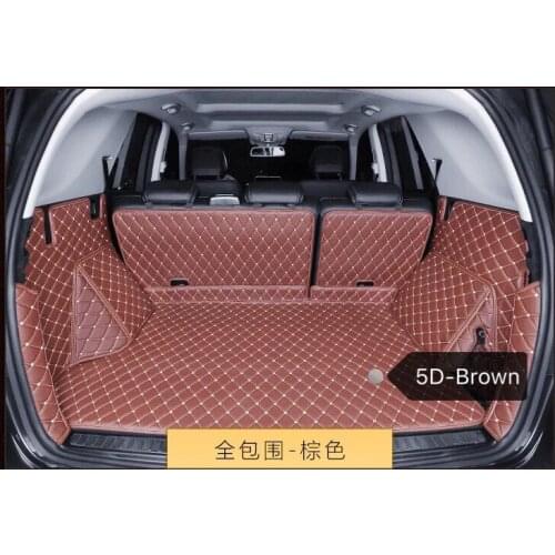 Leather Car trunk mat cargo carpet for Kia Rio K2 K3 K5 Sorento custom fit