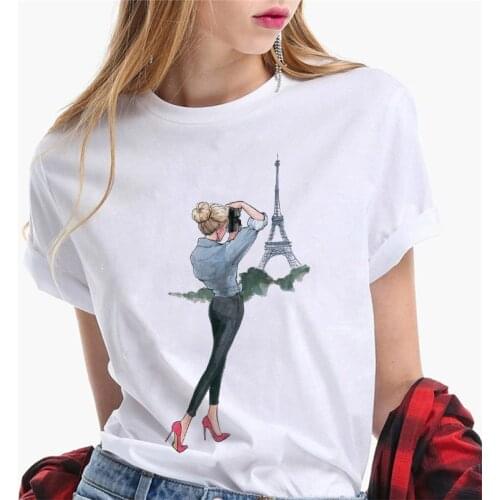 Fashion Beauy Lady Aesthetic Womens T-shirt 90s Summer Harajuku Hipster T shirt Retro T-Shirt Streetwear Tee&Top