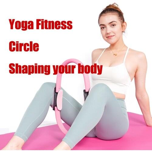 Yoga Ball Pilates Circle For Women Girls Fitness Magic Ring Training Muscle Pilates Circle Exercise Slim Equipment For Gym Home