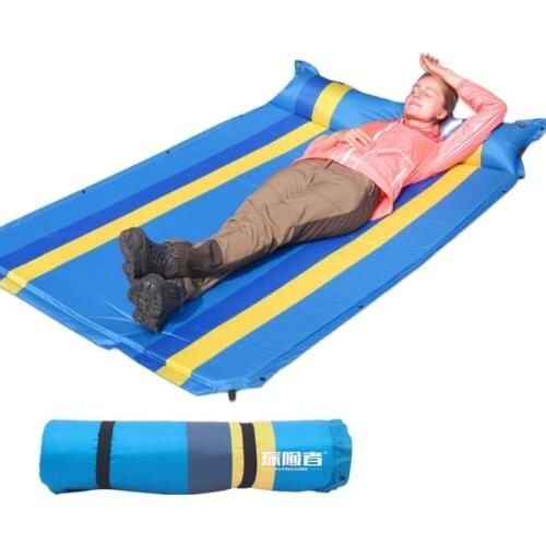 TXZ Single Self Inflatable Cushion Outdoor Travel Camping Tent Sleeping Mat Portable Backpacking Moistureproof Roll Air Mattress