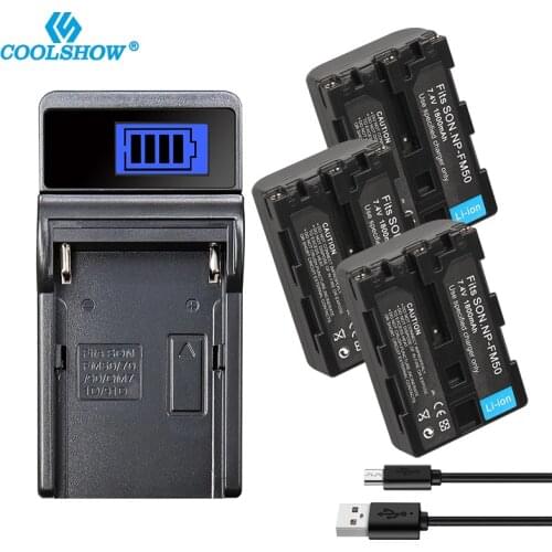 NP FM50 FM55H 1800mAh Batteries for Sony NP-FM50 NP-FM51 NP-FM30 NP-FM55H DCR-PC101 A100 Series DSLR-A100 Camera Battery