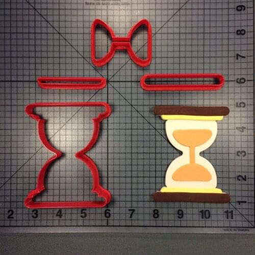 Time Hourglass Cookie Cutter Baking Supplies Cake Icing Decoration Tools Set 3D Printing Customized