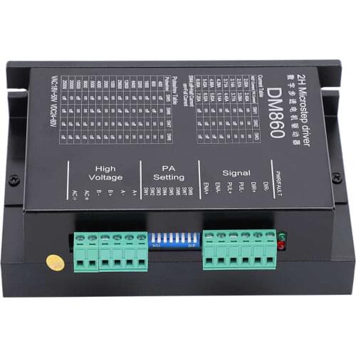 Step Motor Driver Stepper Controls Drives DM860 Support PUL/DIR/CW/CCW Mode Digital Stepper Drives