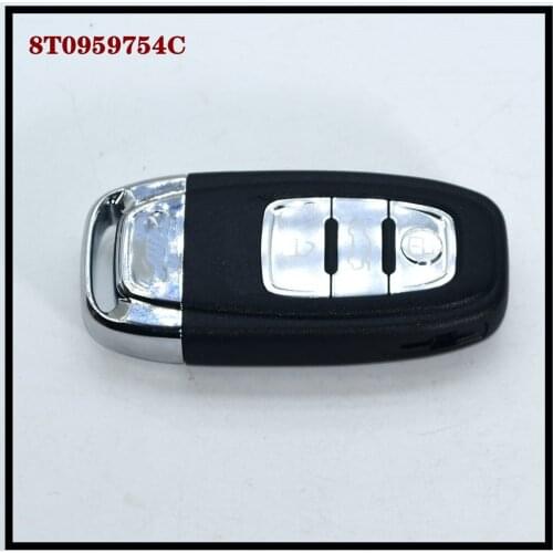 Smart Remote Car Key Shell For A4 A5 A6 A7 Q5 RS4 S5 Remote Key Fob 8T0959754C 8T0 959 754 C