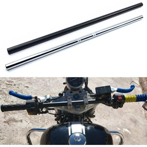 Universal 22mm Motorcycle Handlebar Straight Bar Vintage Motorbike for Royal Enfield Cafe Racer CG125 GN125 GS125 Steering Wheel
