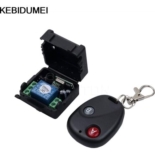Remote Switch 433MHz Universal Wireless Remote Control DC 12V Button On / Off RF Switch Telecomando Transmitter Receiver System