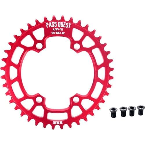PASS QUEST 96BCD MTB Narrow Wide Chainring/Chain Ring 34T-48T Bike Bicycle Chainwheel Crankset
