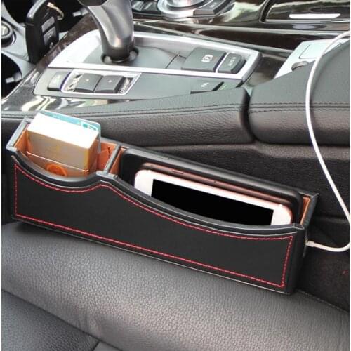 10pc/lot Car Seat Crevice Folder Storage Box Multi-function Storage Organizer Slit Filler Holder for Wallet Phone Coins SN1087