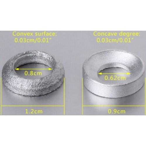 2 Pcs Bicycle Brake Caliper Spacer Joint Washer Aluminum Mountain Bike Accessory XXUF