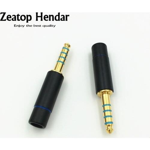 5Pcs High Quality 4.4mm 5 Pole Male Headphone Pin Plug Audio Adapter For Sony PHA-2A TA-ZH1ES NW-WM1Z NW-WM1A AMP Player DIY