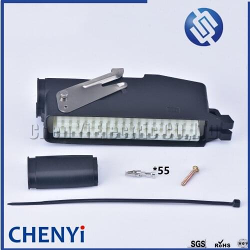 1 set 55 Pin Tyco Amp TE female ECU automotive electrical cable wire harness connector with terminals 85126-1 936001-1 292096-1
