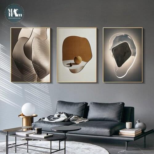 Abstract Geometric texture color space art Wall Poster Print Canvas Painting Art Living Room Decoration Pictures Modern Decor