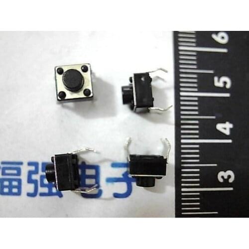 Free Shipping 1000PCS 6x6x5.5mm Tactile Switch,Square Knobs,tact switch, touch switch+Hot Top selling wholesale