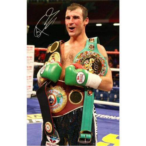 Joe Calzaghe Signed Photo Art Film Print Silk Poster for Your Home Wall Decor 24x36inch