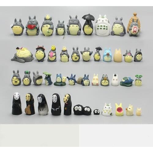 Hayao Miyazaki Chinchillas Model Multi-Style Decorations DIY Cute Doll Collectible Figurine Action Figures Kids Toys Home Decor
