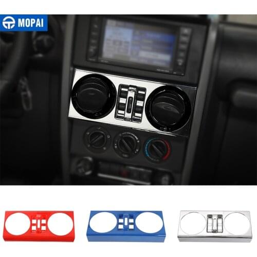 MOPAI Car Interior Door Window Lift Switch Button Decoration Cover Trim for Jeep Wrangler JK 2007-2010 Car Accessories Styling