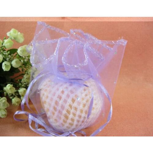 100pcs Round Organza Bag 26cm 35cm 40cm Drawstring Pouch Wedding/christmas Gift Bags For Jewelry Packaging Display Bags Storage