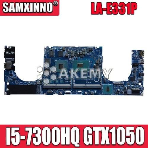 LA-E331P Laptop motherboard For DELL XPS-15 9560 original mainboard I5-7300HQ GTX1050