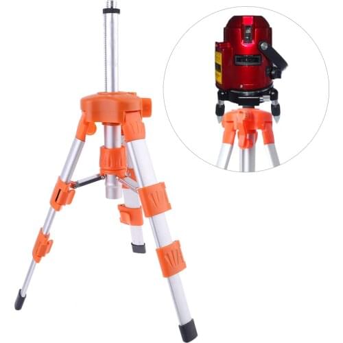 Lightweight Aluminum Tripod Tripod for Laser-Level and with Bubble Level & 5/8" Screw Mount