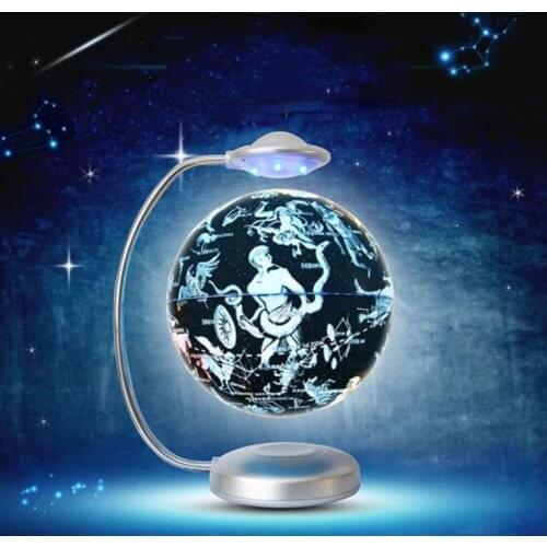 Magnetic Levitation Light Floating Globe Anti Gravity World Map Suspending Globe with Light Home Office Decoration Gifts