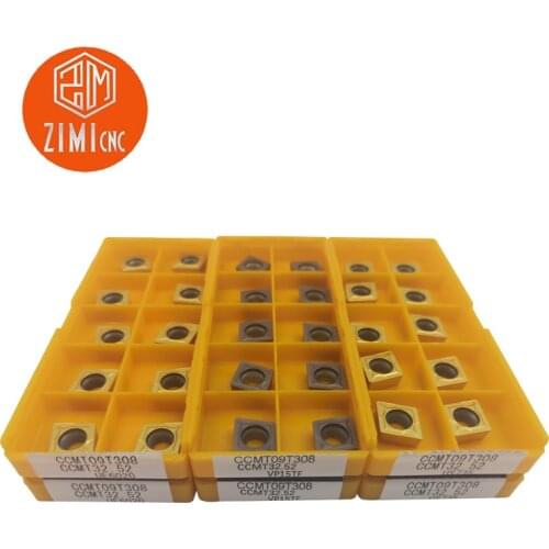 10 pcs CCMT09T308 UE6020 / US735 / VP15TF inner round tool CCMT32.52 carbide insert lathe tool turning tool