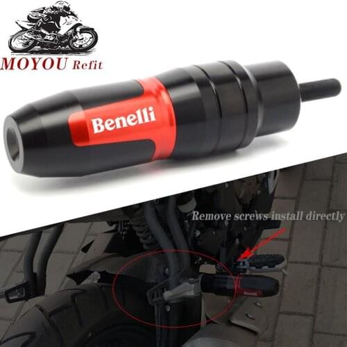 For Benelli BN600 BN300 TNT600 TNT300 TNT 300 600 Motorcycle CNC Frame Crash Pads Exhaust Sliders Crash Protector With logo