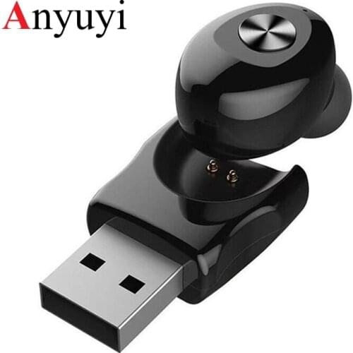Anyuyi New Mini Wireless bluetooth Earphone Stereo Sports Headset With Microphone In-ear Handsfree For iPhone Xiaomi Phone