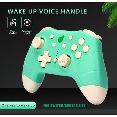 New Wireless Controller for Nintendo Switch /Lite Gamepad Joystick Support Bluetooth Voice Wake Up Handle 3.5mm Headphone Plug