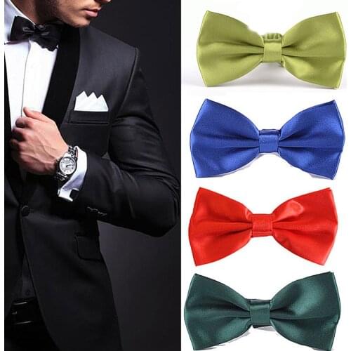 Solid Parent-Child Bow tie Charming Kids Pets Adult Family Butterfly Satin Party Dinner Wedding Design Cute bow tie Accessory