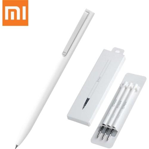 Original Xiaomi Mijia Roller PEN with 0.5mm Swiss Refill 143mm Rolling Roller Ball Mi Xiaomi Sign Signing Ballpoint