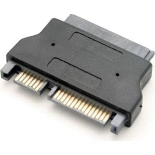 1.8" Micro SATA Serial ATA HDD SSD 16(7+9)Pin to 22 (7+15)Pin 2.5" SATA Adapter Converte