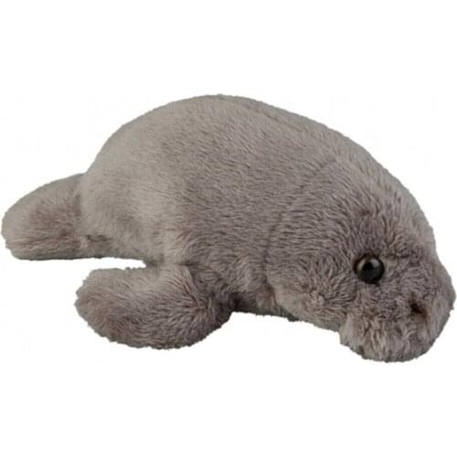 Plush Toy Manatee 15 Cm Cute Fluffy Plush PP Cotton Stuffed Animal Doll Mini Sea Animal Plush Toy