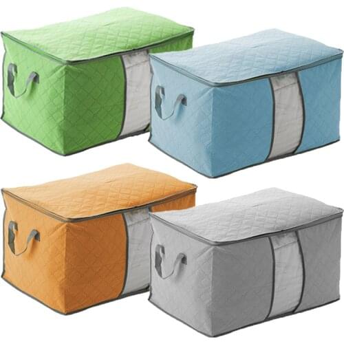 Foldable Storage Bag Clothes Blanket Quilt Closet Sweater Organizer Box Pouches Storage Drawers Storage Organizer