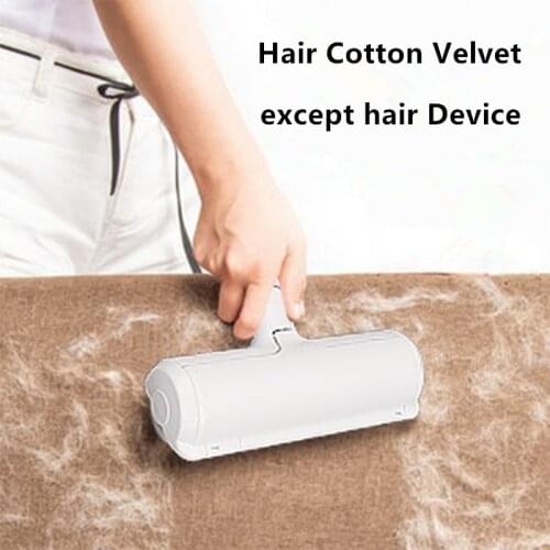 Pet Hair Remover Reusable Two-Way Washing Roller Electrostatic Remover Furniture Lint Sofa Carpet Cleaning One-Handed Operation